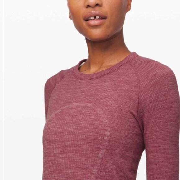 LULULEMON pink swiftly wool pullover - Picture 2 of 6